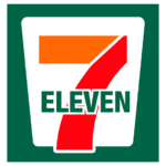 A logo of 7-eleven for the company.