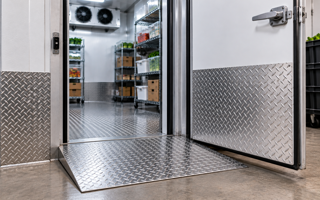 Where a Walk-In Cooler Actually Needs Diamond Plate Protection